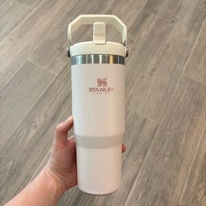 STANLEY IceFlow Flip Straw Tumbler with Handle 30 oz Twist On Lid & Flip Up PINK